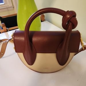 Yuzefi pretzel top handle bag